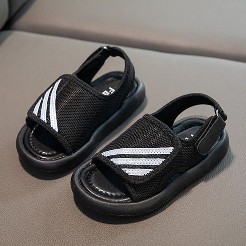 Sandales ouvertes style chaussures de plage pour filles, confort et élégance - IVOIRART.COM