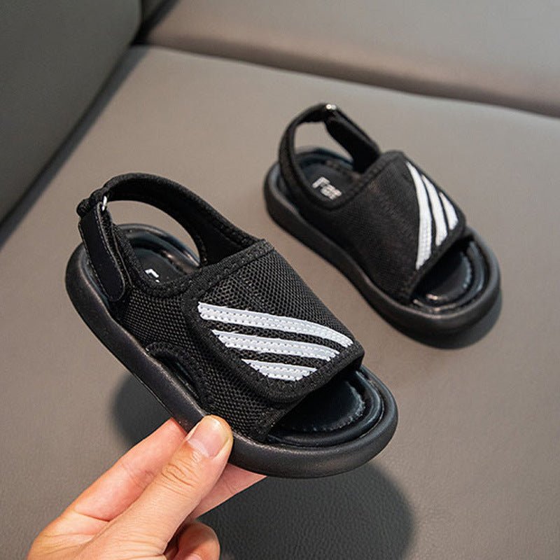 Sandales ouvertes style chaussures de plage pour filles, confort et élégance - IVOIRART.COM