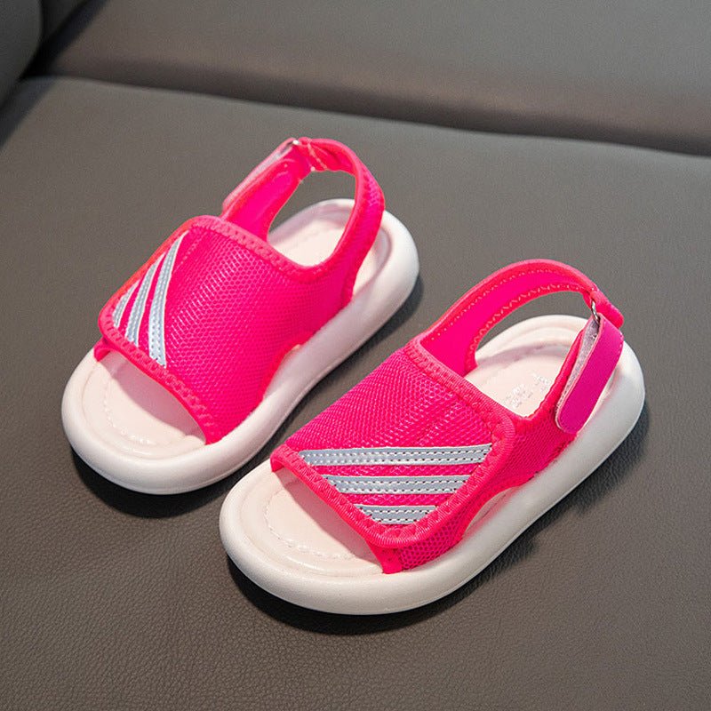 Sandales ouvertes style chaussures de plage pour filles, confort et élégance - IVOIRART.COM