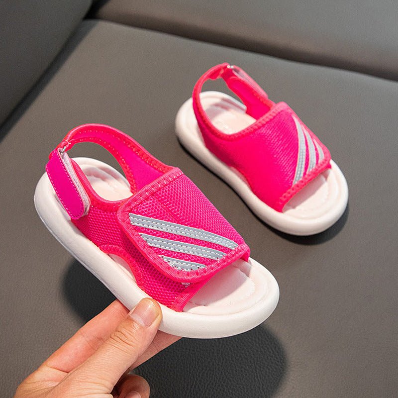 Sandales ouvertes style chaussures de plage pour filles, confort et élégance - IVOIRART.COM
