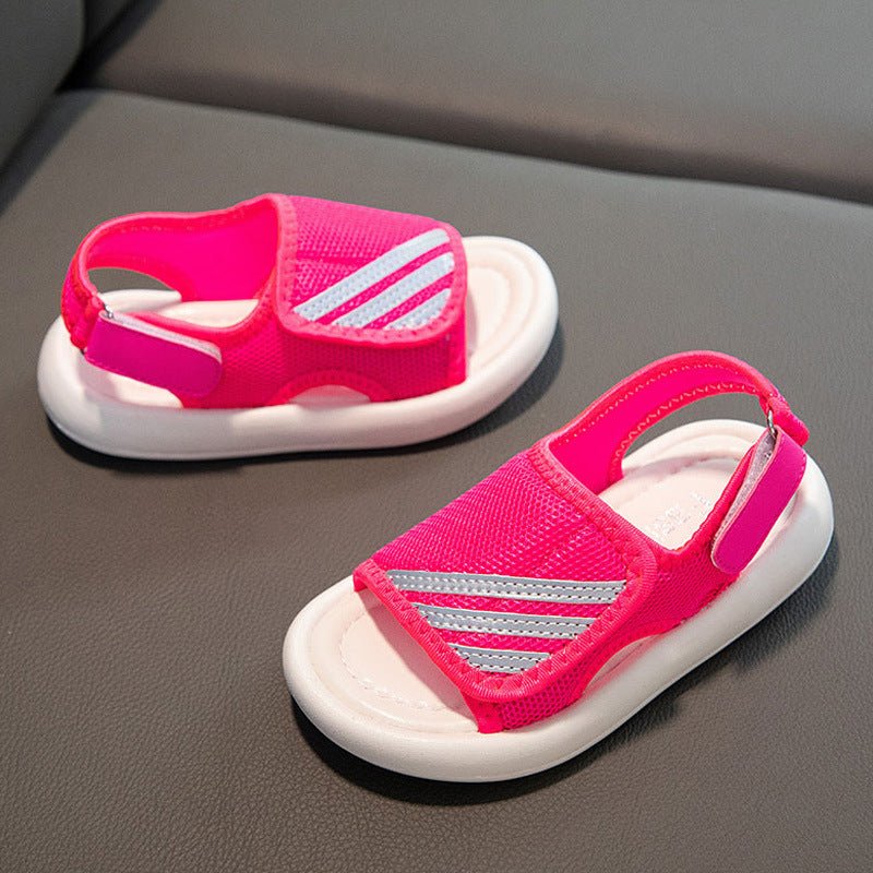 Sandales ouvertes style chaussures de plage pour filles, confort et élégance - IVOIRART.COM