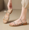Sandales romaines réversibles élégantes parfaites avec robes et plages - IVOIRART.COM