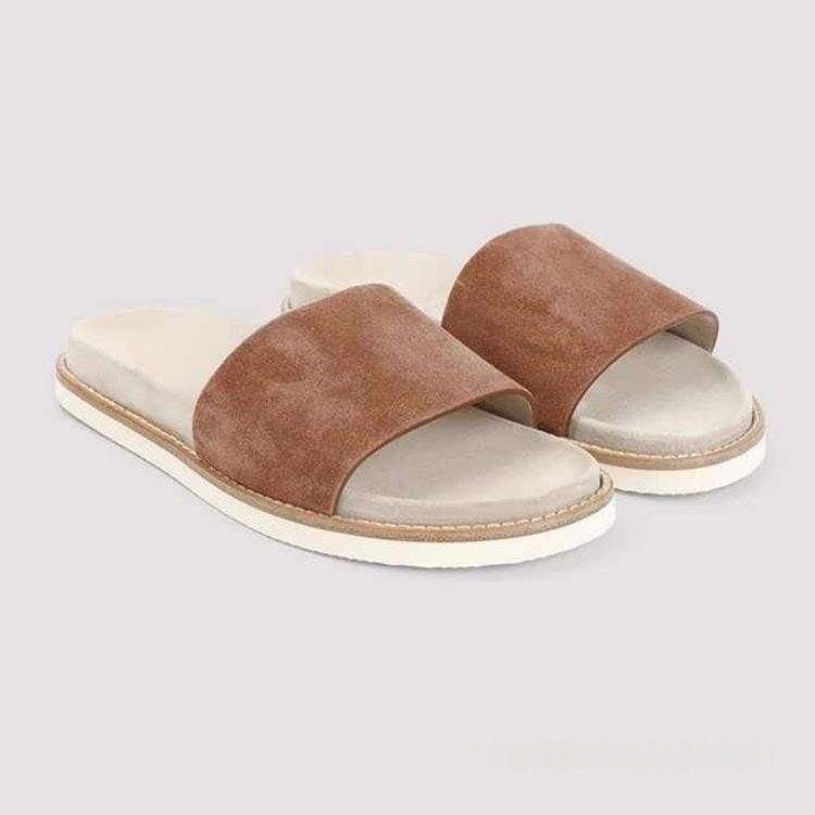Sandales Tendance à Enfiler pour Homme, Chaussures de Plage Respirantes et Confortables - IVOIRART.COM