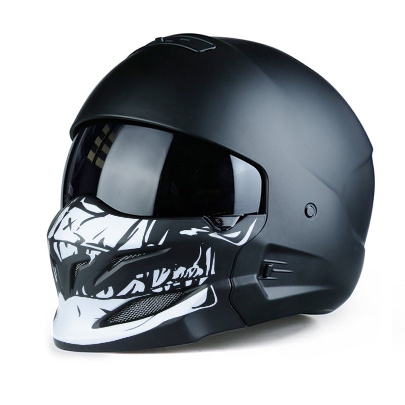 Scorpion Generation Helmet With Bluetooth, For Motorcycles, Electric Bikes, And Scooters Retro-style Riding Helmet - IVOIRART.COM
