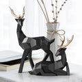 Sculpture de Cerfs en Résine Statue de Cerf Décoration Maison Moderne Élégante - IVOIRART.COM
