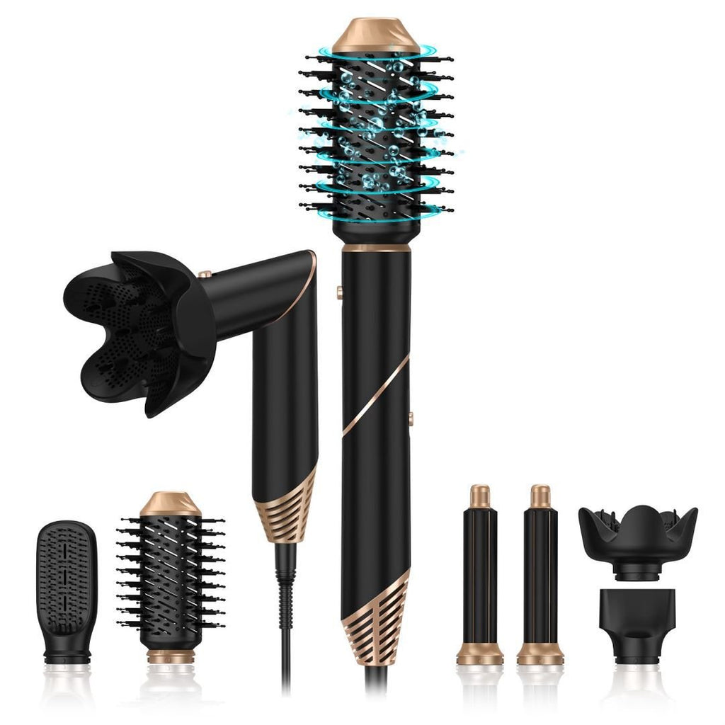 Sèche-cheveux Pliant Multifonction Six-en-un avec Aspiration Automatique - IVOIRART.COM