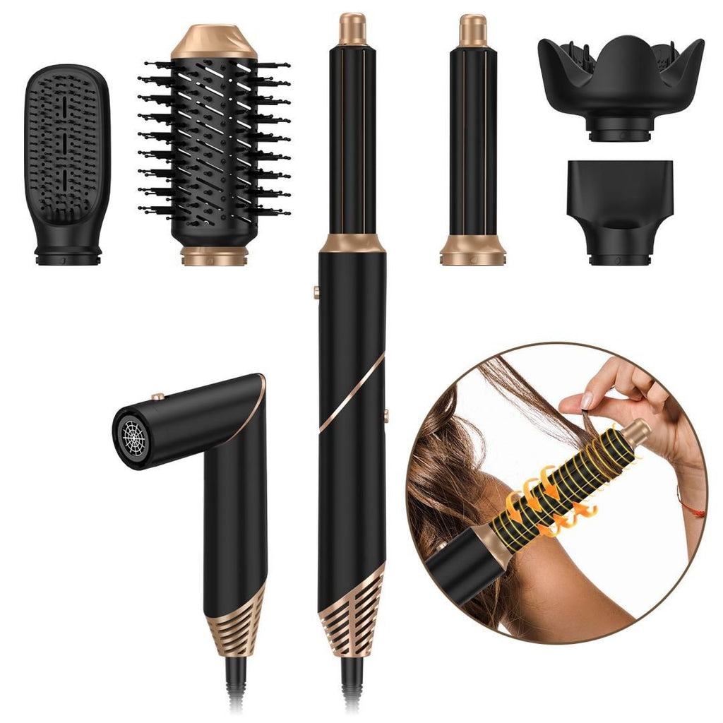 Sèche-cheveux Pliant Multifonction Six-en-un avec Aspiration Automatique - IVOIRART.COM