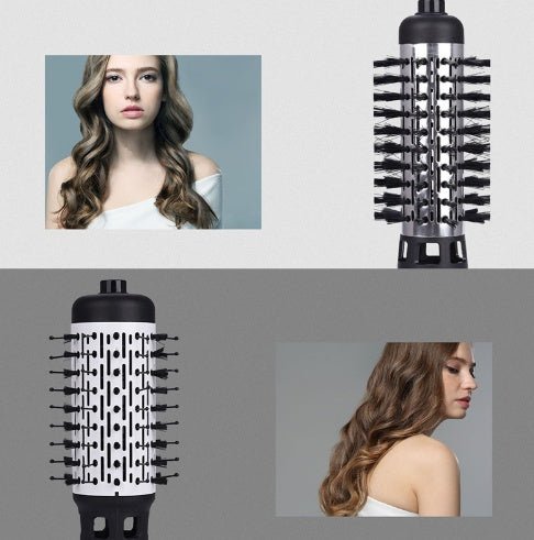 Sèche-Cheveux Professionnel Brosse Rotative 2-en-1 Fer à Friser Multifonction pour Coiffure - IVOIRART.COM