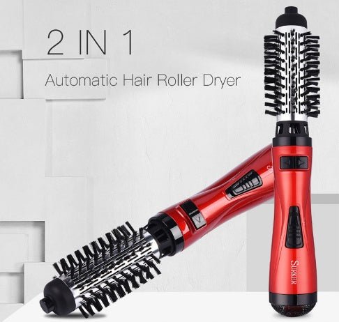 Sèche-Cheveux Professionnel Brosse Rotative 2-en-1 Fer à Friser Multifonction pour Coiffure - IVOIRART.COM