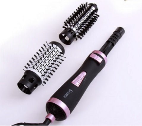 Sèche-Cheveux Professionnel Brosse Rotative 2-en-1 Fer à Friser Multifonction pour Coiffure - IVOIRART.COM