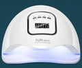 Sèche-ongles rapide avec vernis gel, lampe UV/LED 120W pour manucure parfaite - IVOIRART.COM