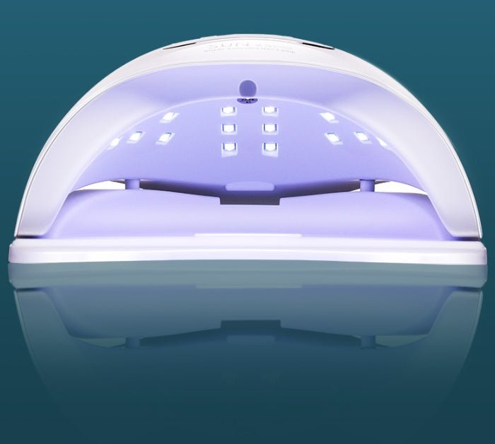 Sèche-ongles rapide avec vernis gel, lampe UV/LED 120W pour manucure parfaite - IVOIRART.COM