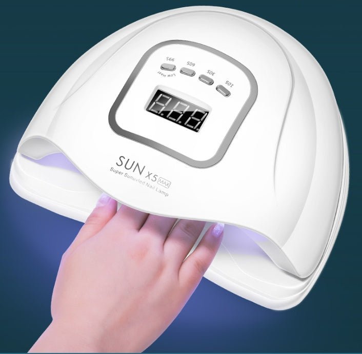 Sèche-ongles rapide avec vernis gel, lampe UV/LED 120W pour manucure parfaite - IVOIRART.COM