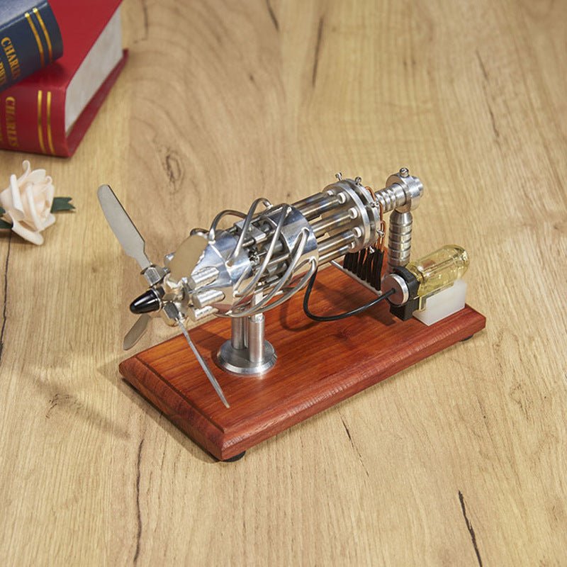 Self-circulating Magnetic Power Generator Stirling Mini Generator Model - IVOIRART.COM