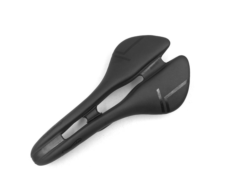 Selle vélo carbone ultra-légère 114g, ouverture centrale, revêtement Microfeel + - IVOIRART.COM