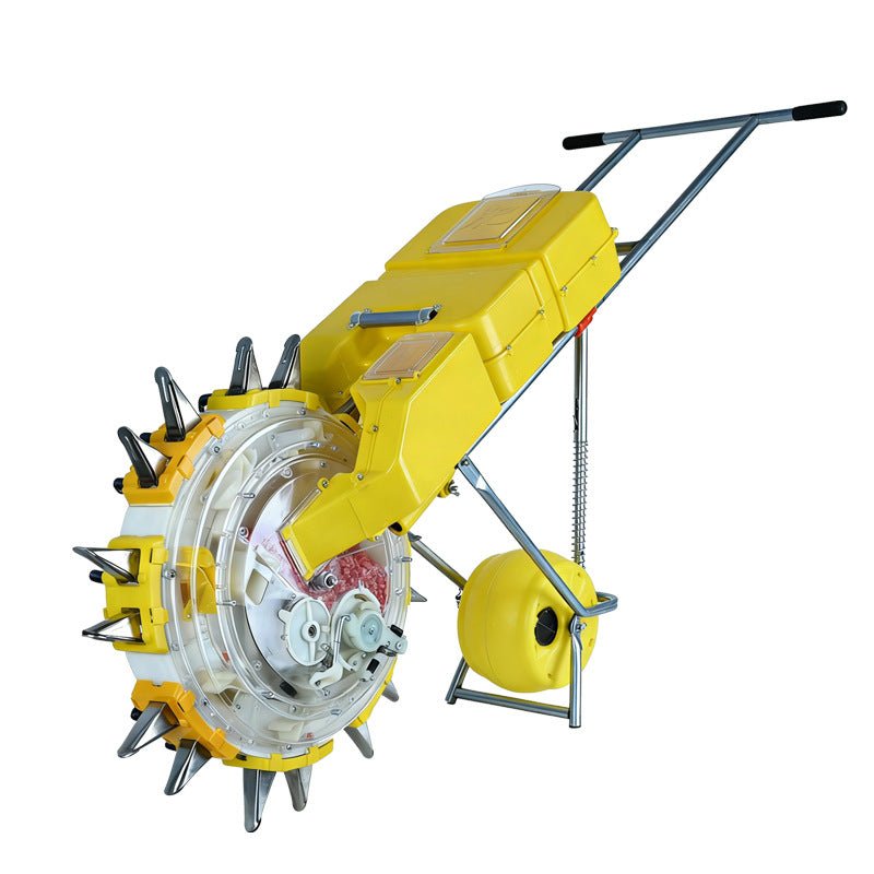 Semoir manuel 2 - en - 1 pour usage agricole avec applicateur d'engrais intégré - IVOIRART.COM