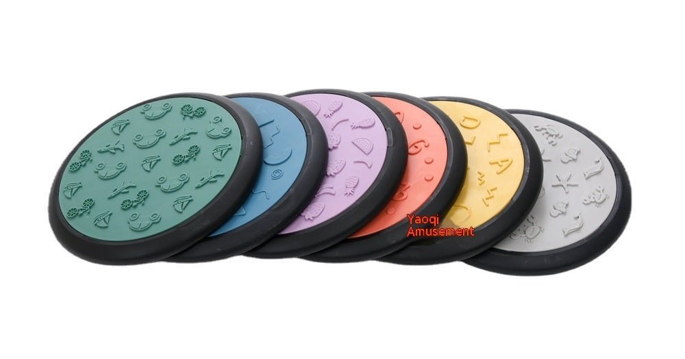 Sensory Tactile Disc Matching Toys Kindergarten Sensory Training Equipment Wood Surf Balance - IVOIRART.COM