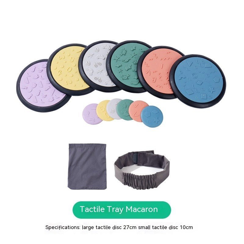 Sensory Tactile Disc Matching Toys Kindergarten Sensory Training Equipment Wood Surf Balance - IVOIRART.COM