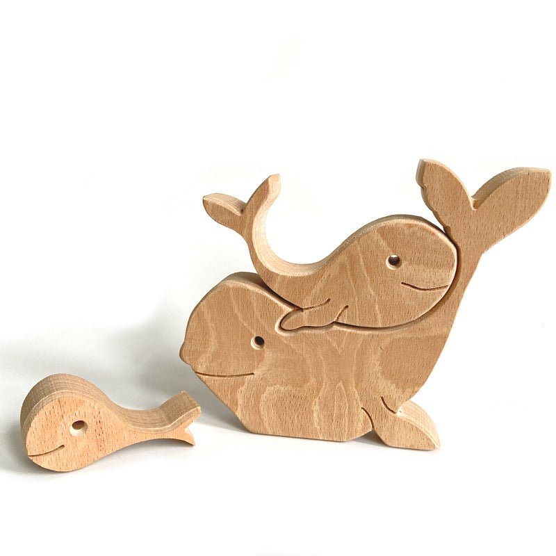 Série d'Ornements en Bois pour la Fête des Mères Animaux Décoratifs - IVOIRART.COM