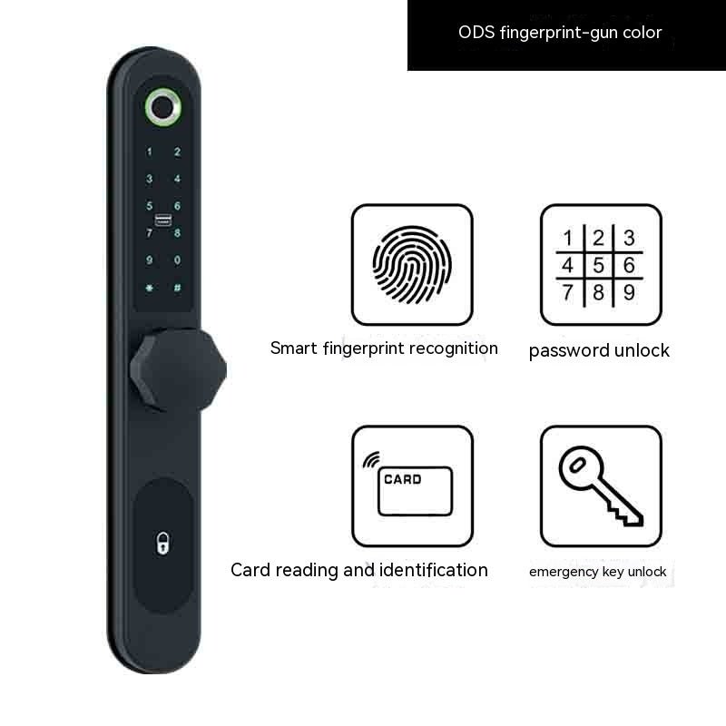 Serrure électronique à empreinte digitale avec mot de passe et détection carte - IVOIRART.COM