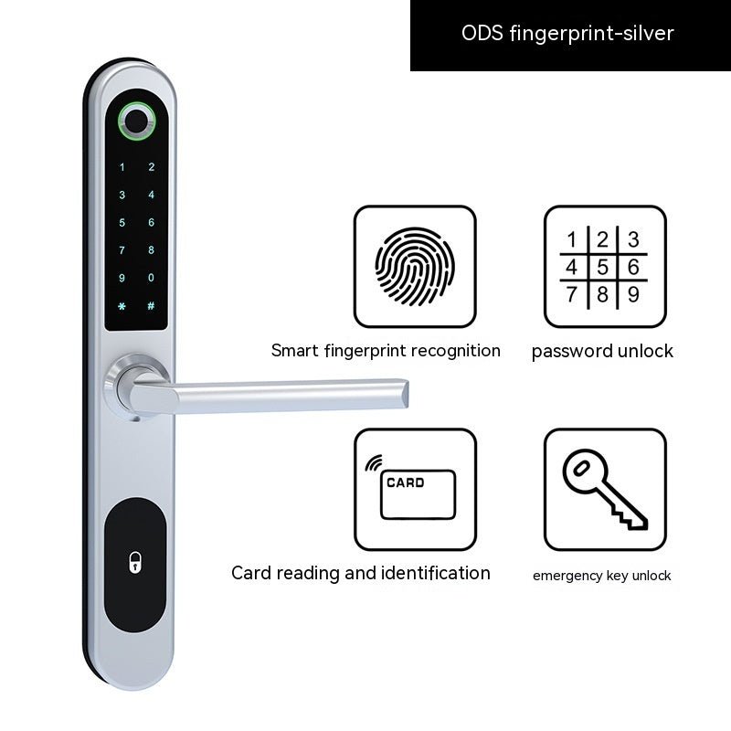 Serrure électronique à empreinte digitale avec mot de passe et détection carte - IVOIRART.COM
