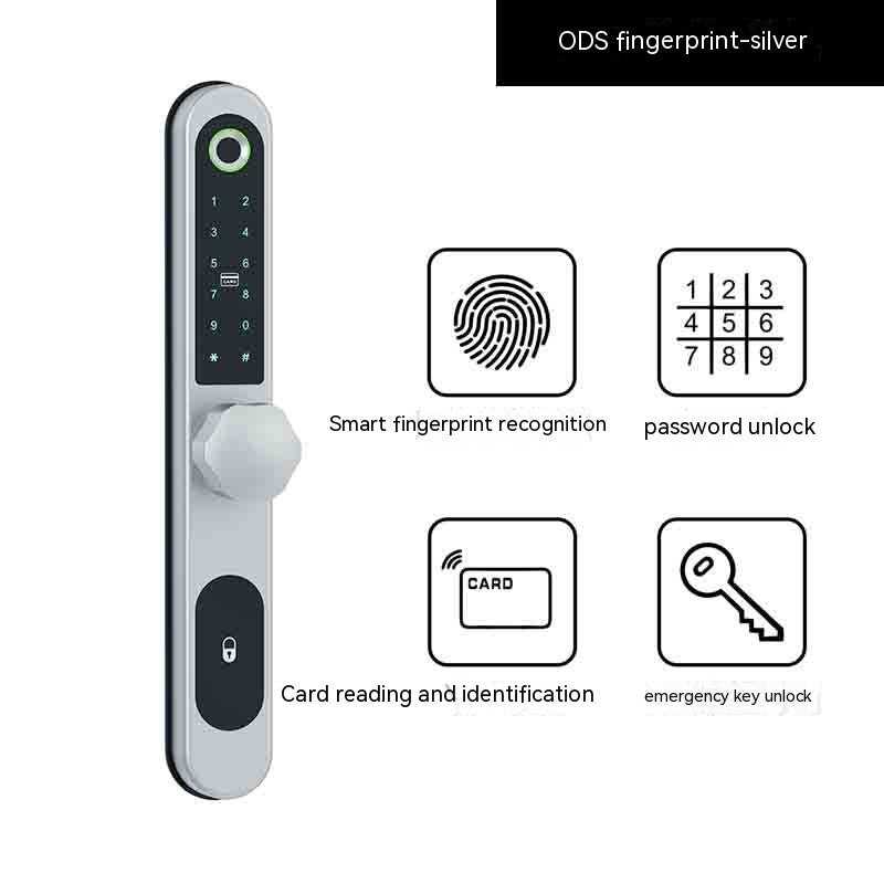 Serrure électronique à empreinte digitale avec mot de passe et détection carte - IVOIRART.COM