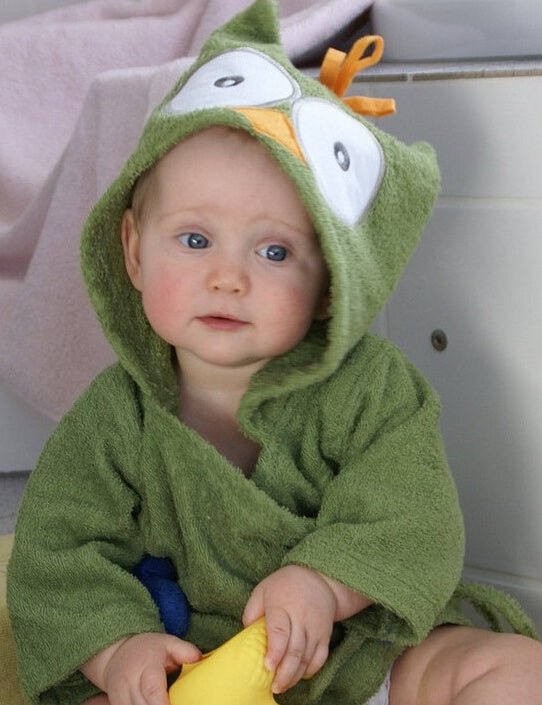 Serviettes de Bain Bébé à Modèle Mignon Animaux Cartoon avec Capuche Coton - IVOIRART.COM