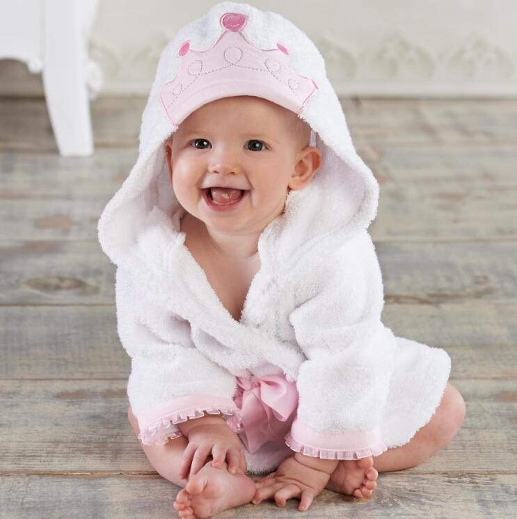 Serviettes de Bain Bébé à Modèle Mignon Animaux Cartoon avec Capuche Coton - IVOIRART.COM