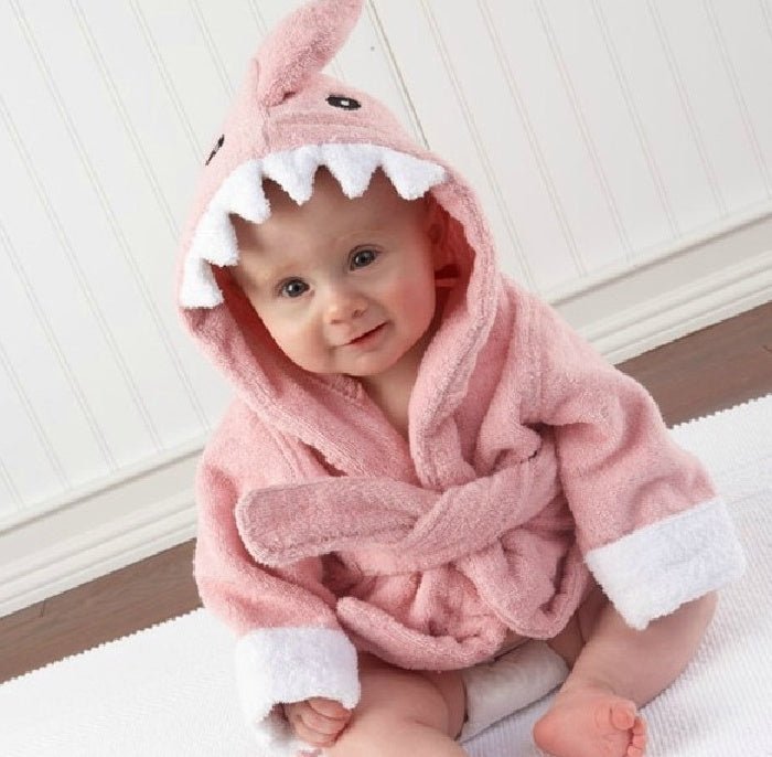 Serviettes de Bain Bébé à Modèle Mignon Animaux Cartoon avec Capuche Coton - IVOIRART.COM