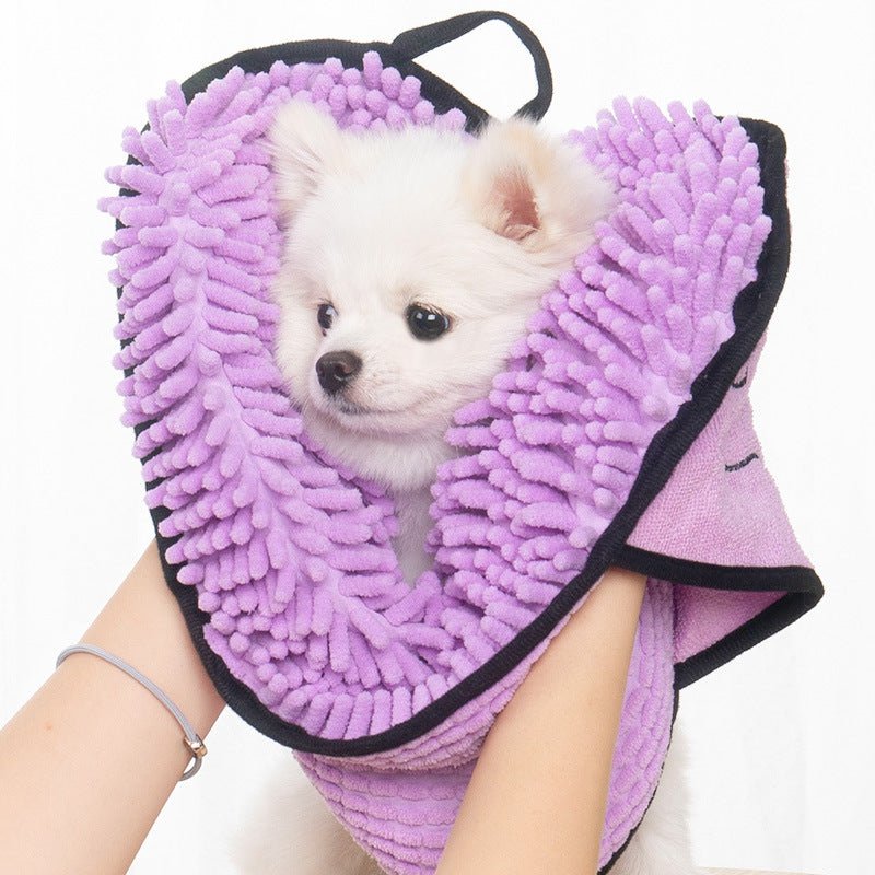 Serviettes ultra - absorbantes en microfibre pour chiens et chats - Peignoir de bain - IVOIRART.COM