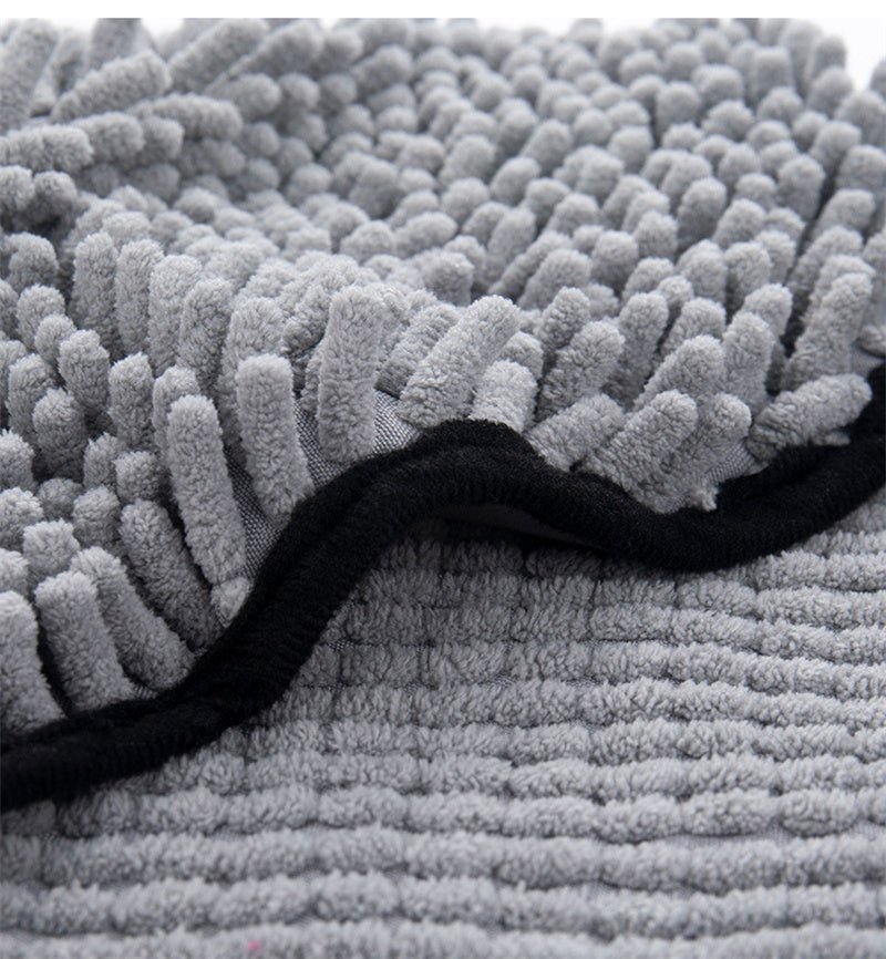 Serviettes ultra - absorbantes en microfibre pour chiens et chats - Peignoir de bain - IVOIRART.COM