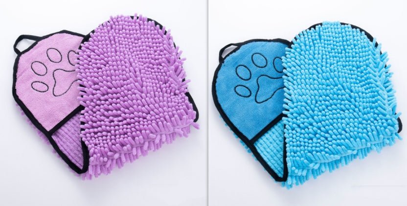 Serviettes ultra - absorbantes en microfibre pour chiens et chats - Peignoir de bain - IVOIRART.COM