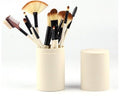 Set de 12 pinceaux de maquillage pour blush, ombres à paupières, cils et highlighter - IVOIRART.COM