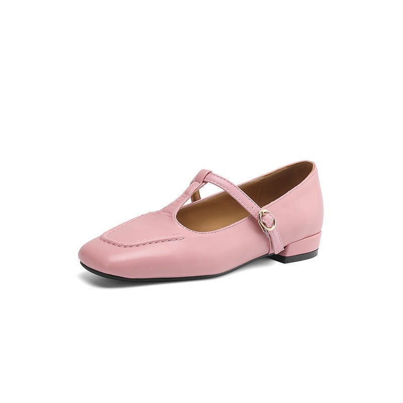 Sewn Womens Peep Toe Pumps T-strap Design Sizes - IVOIRART.COM
