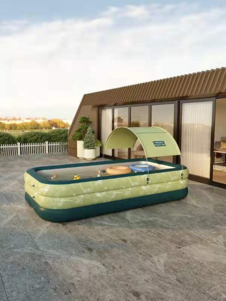 Shade Wireless Automatic Inflatable Swimming Pool - IVOIRART.COM