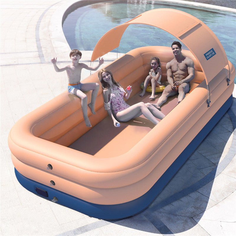 Shade Wireless Automatic Inflatable Swimming Pool - IVOIRART.COM