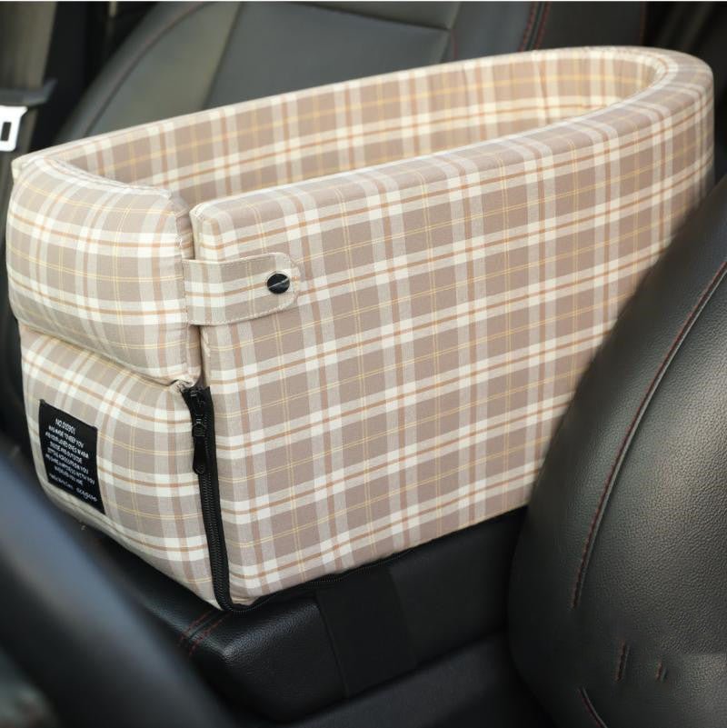 Siège Auto Portable Pour Animaux - Coffre Central Antidérapant Protection Sécurité - IVOIRART.COM