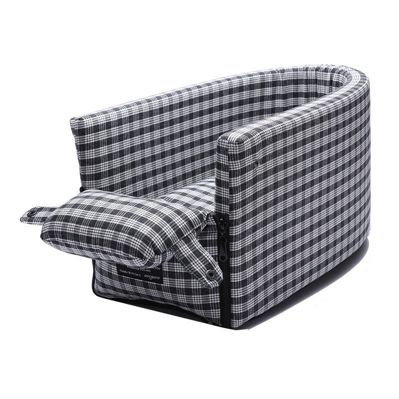 Siège Auto Portable Pour Animaux - Coffre Central Antidérapant Protection Sécurité - IVOIRART.COM