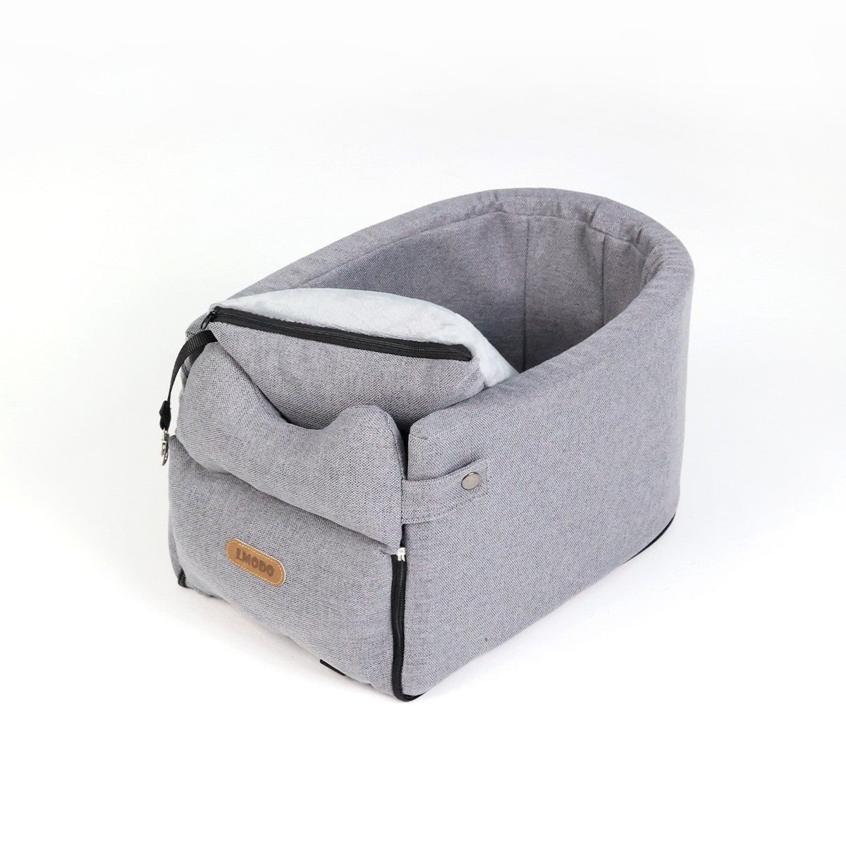 Siège de voiture central portable pour chien, lit et sac de transport sécurisé pour petits chiens et chats - IVOIRART.COM