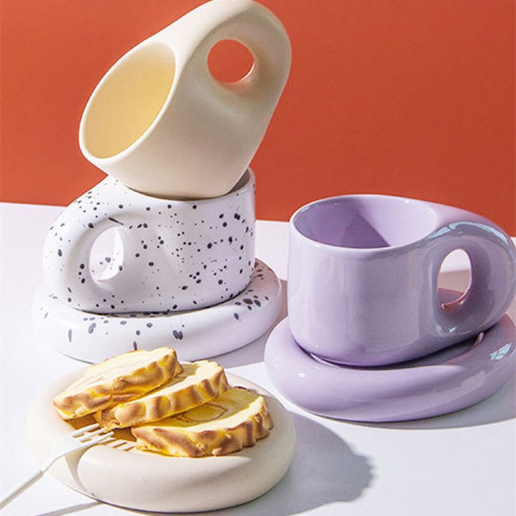 Simple Ceramic Mug Personalized Creative Trend - IVOIRART.COM