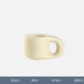 Simple Ceramic Mug Personalized Creative Trend - IVOIRART.COM