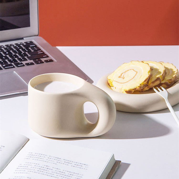 Simple Ceramic Mug Personalized Creative Trend - IVOIRART.COM