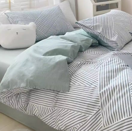 Simple Gradient Color Bed Four Sets Of Cotton Pure - IVOIRART.COM