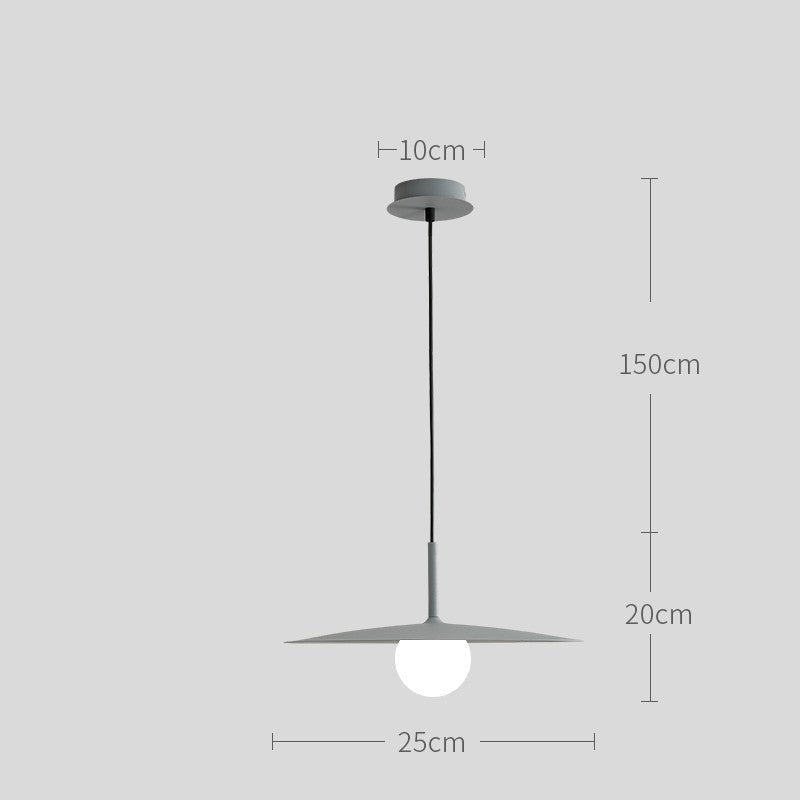 Simple Minimalist Dining Room Chandelier, Art Dining Table, Bar Counter, Straw Hat Lamp - IVOIRART.COM