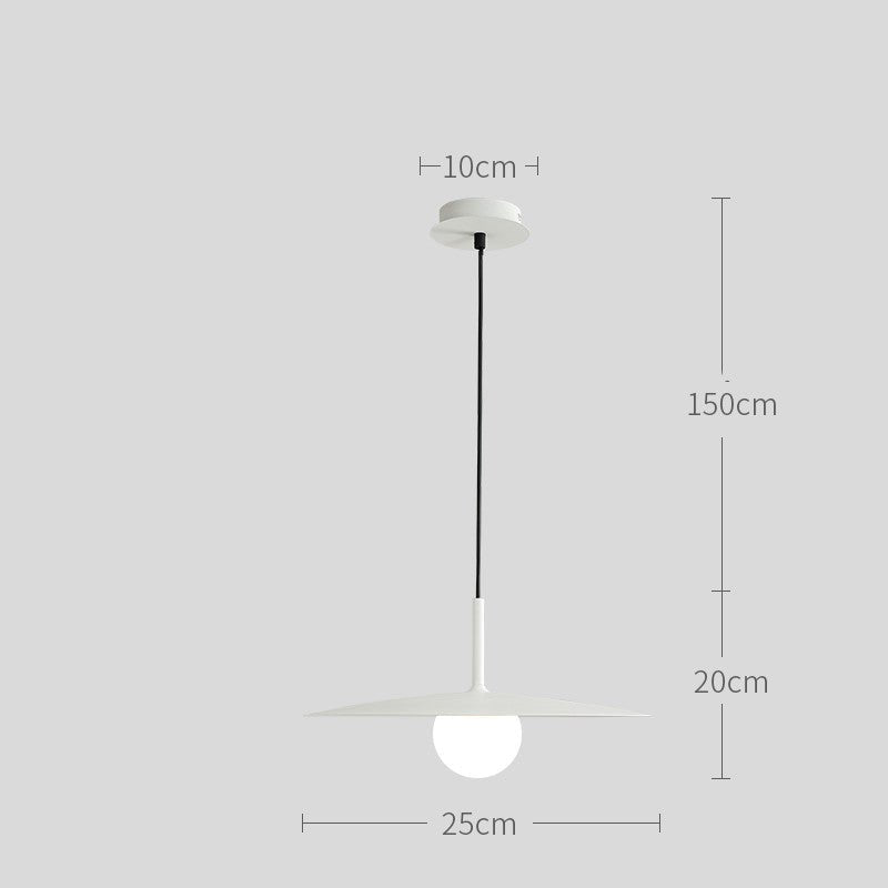 Simple Minimalist Dining Room Chandelier, Art Dining Table, Bar Counter, Straw Hat Lamp - IVOIRART.COM