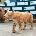 Simulation Fiberglass Saber-toothed Tiger Fur Model - IVOIRART.COM