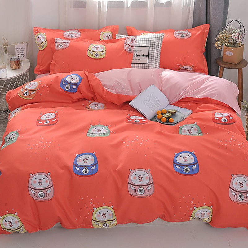Single student dormitory three-piece bedding girl heart - IVOIRART.COM