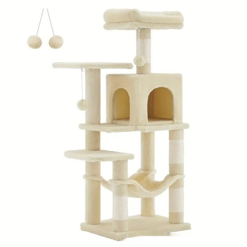 Sisal Cat Climbing Frame Scratching Pole - IVOIRART.COM