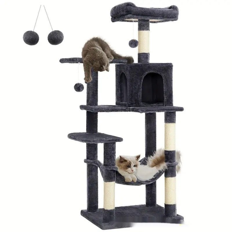 Sisal Cat Climbing Frame Scratching Pole - IVOIRART.COM
