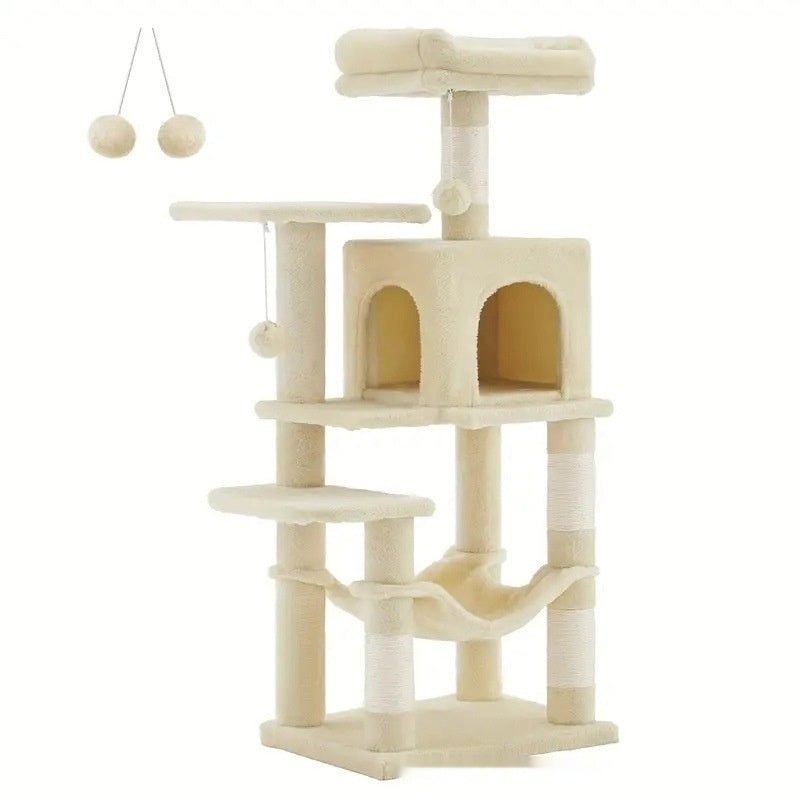 Sisal Cat Climbing Frame Scratching Pole - IVOIRART.COM